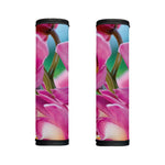 Pink Orchid Flower Print Handle Covers