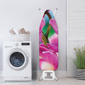 Pink Orchid Flower Print Ironing Board Cover