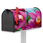 Pink Orchid Flower Print Mailbox Cover