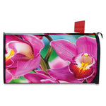 Pink Orchid Flower Print Mailbox Cover