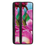 Pink Orchid Flower Print Refrigerator Handle Covers