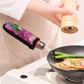 Pink Orchid Flower Print Skillet Handle Cover
