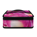 Pink Orchid Flower Print Small Lunch Bag