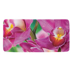Pink Orchid Flower Print Towel