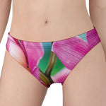Pink Orchid Flower Print Women's Panties