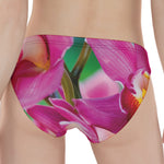 Pink Orchid Flower Print Women's Panties
