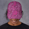 Pink Paisley Pattern Print Baseball Cap