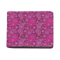 Pink Paisley Pattern Print Bifold Wallet