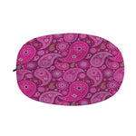 Pink Paisley Pattern Print Car Side Mirror Covers