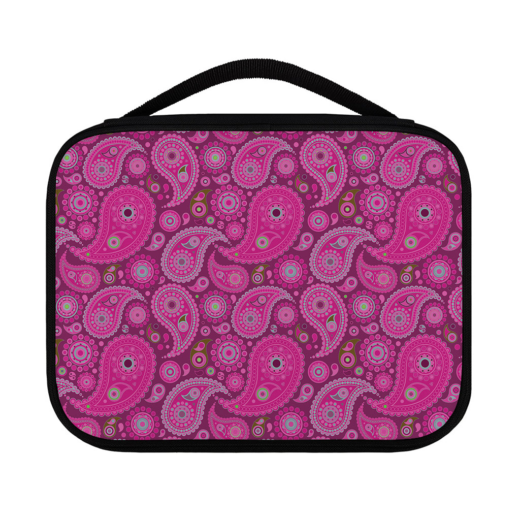 Pink Paisley Pattern Print Classic Bible Case