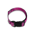 Pink Paisley Pattern Print Dog Collar
