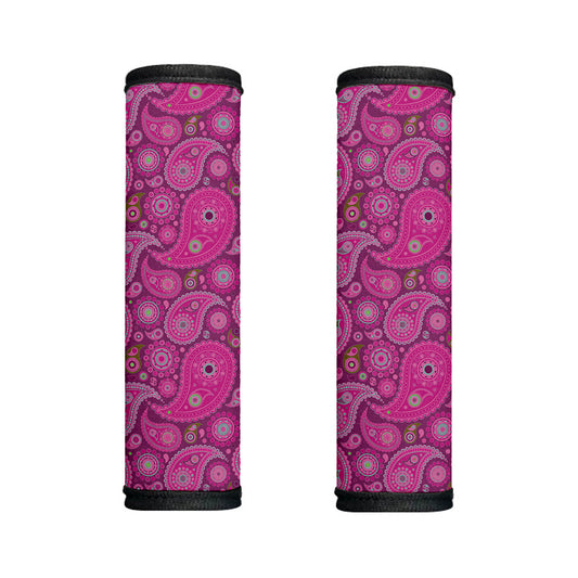 Pink Paisley Pattern Print Handle Covers