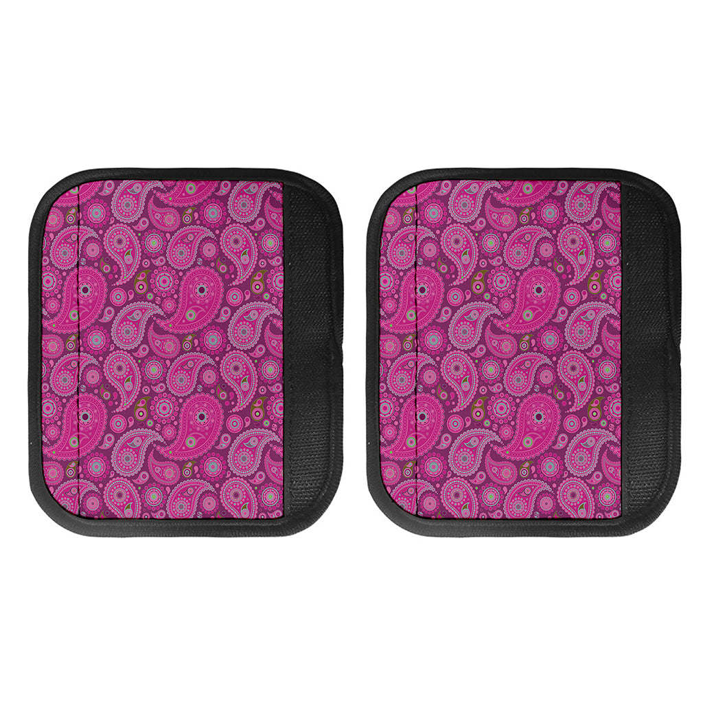 Pink Paisley Pattern Print Handle Covers