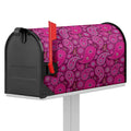 Pink Paisley Pattern Print Mailbox Cover