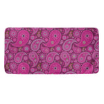 Pink Paisley Pattern Print Towel