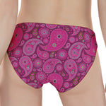 Pink Paisley Pattern Print Women's Panties