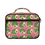 Pink Palm Leaf Avocado Print Briefcase Bible Bag
