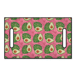 Pink Palm Leaf Avocado Print Golf Cart Seat Cover