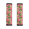 Pink Palm Leaf Avocado Print Handle Covers