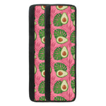 Pink Palm Leaf Avocado Print Refrigerator Handle Covers