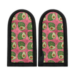 Pink Palm Leaf Avocado Print Skillet Handle Cover
