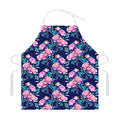 Pink Peony Floral Flower Pattern Print Adjustable Apron