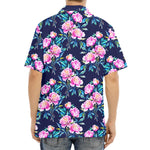 Pink Peony Floral Flower Pattern Print Aloha Shirt