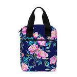 Pink Peony Floral Flower Pattern Print Bible Tote Bag