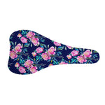 Pink Peony Floral Flower Pattern Print Bicycle Seat Cover