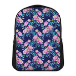 Pink Peony Floral Flower Pattern Print Casual Backpack