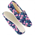 Pink Peony Floral Flower Pattern Print Casual Shoes