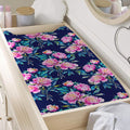 Pink Peony Floral Flower Pattern Print Changing Pad Cover