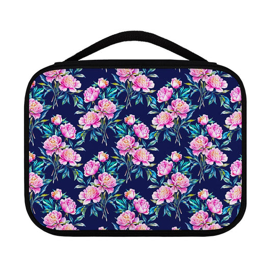 Pink Peony Floral Flower Pattern Print Classic Bible Case
