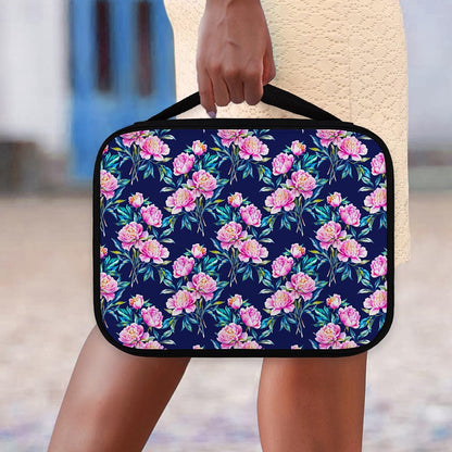 Pink Peony Floral Flower Pattern Print Classic Bible Case