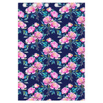 Pink Peony Floral Flower Pattern Print Curtain