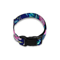 Pink Peony Floral Flower Pattern Print Dog Collar