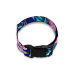 Pink Peony Floral Flower Pattern Print Dog Collar