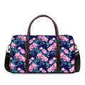 Pink Peony Floral Flower Pattern Print Duffel Bag
