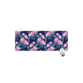 Pink Peony Floral Flower Pattern Print Extended Mouse Pad