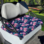 Pink Peony Floral Flower Pattern Print Golf Cart Seat Cover
