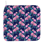 Pink Peony Floral Flower Pattern Print Hand Towel