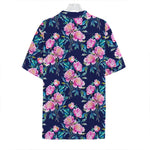 Pink Peony Floral Flower Pattern Print Hawaiian Shirt