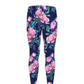Pink Peony Floral Flower Pattern Print Men's Leggings