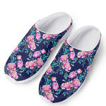 Pink Peony Floral Flower Pattern Print Mesh Casual Shoes