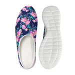 Pink Peony Floral Flower Pattern Print Mesh Casual Shoes