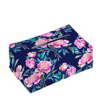 Pink Peony Floral Flower Pattern Print Rectangle Tissue Box Cover