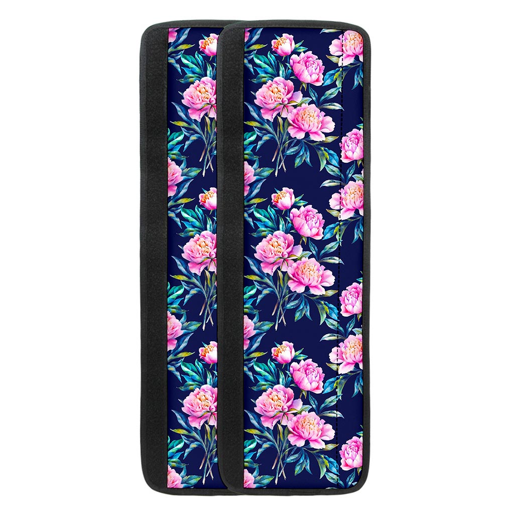 Pink Peony Floral Flower Pattern Print Refrigerator Handle Covers