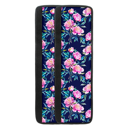 Pink Peony Floral Flower Pattern Print Refrigerator Handle Covers