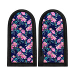 Pink Peony Floral Flower Pattern Print Skillet Handle Cover