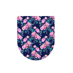 Pink Peony Floral Flower Pattern Print Toilet Lid Cover